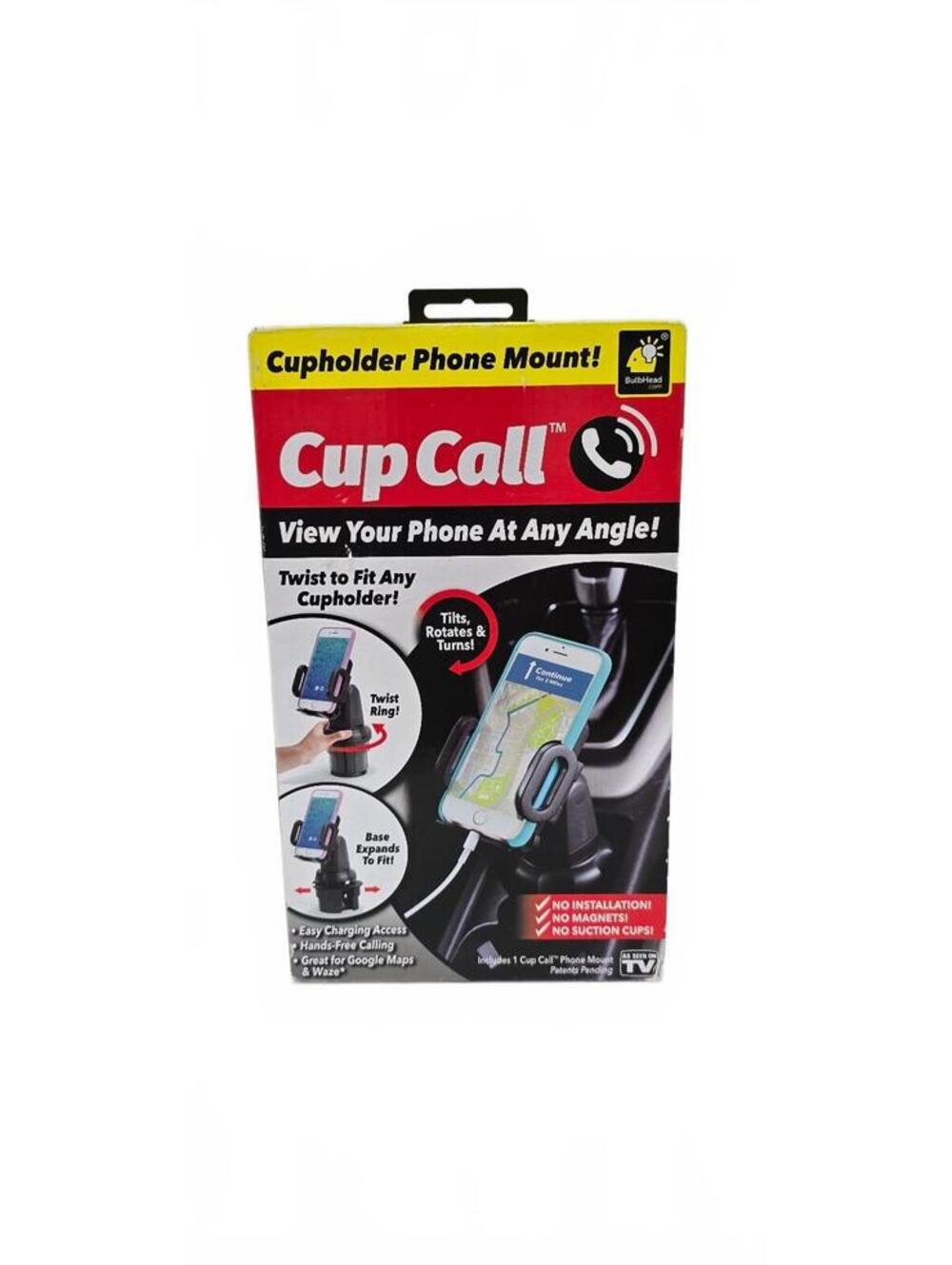 CupCall Cupholder Phone Mount - Adjustable Holder for Cars, Trucks, RVs